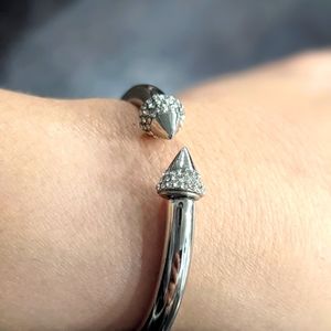 Cuff Bracelet Silver Tone Fits Most Mothers Day Gift Ideas
